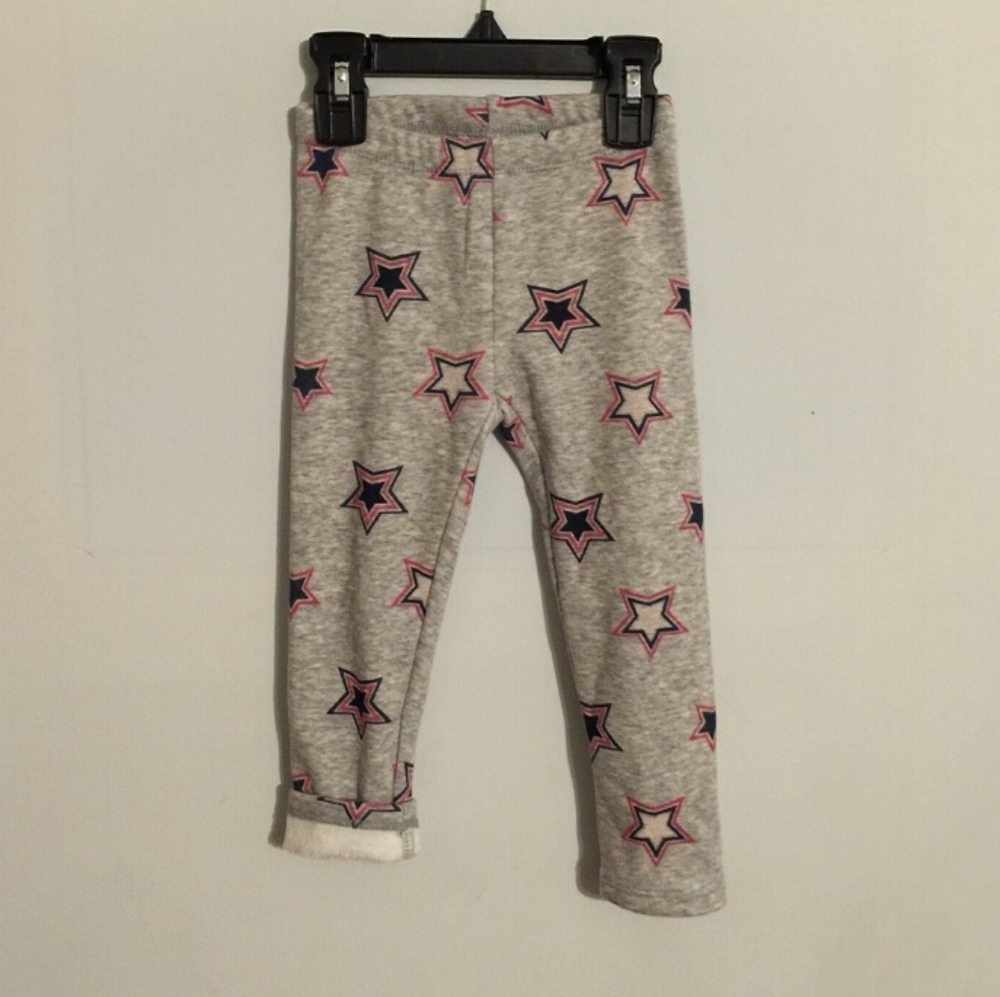 Gymboree fuzzy lined leggings